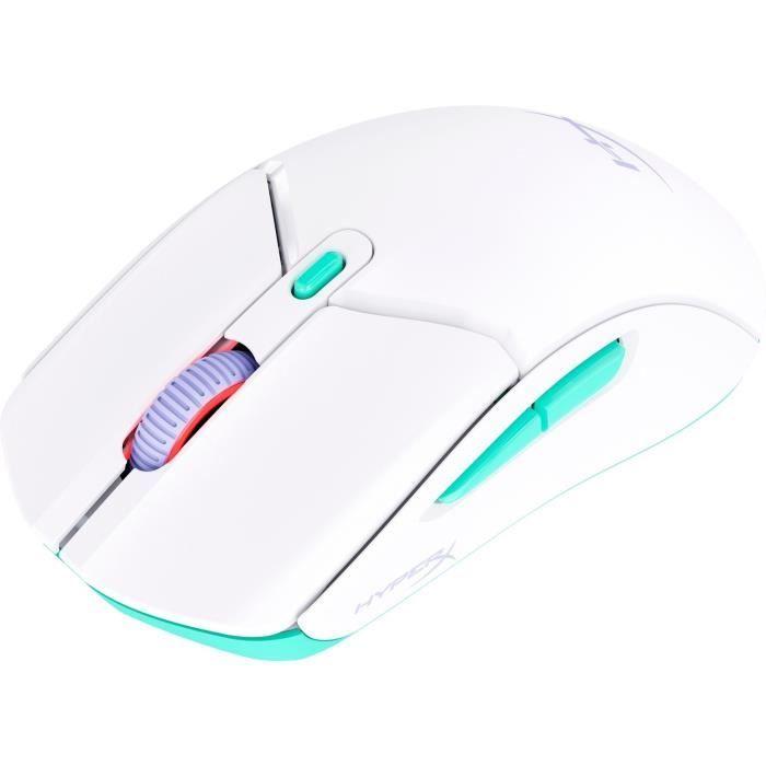 Souris Gaming Sans Fil - HyperX Pulsefire Haste 2 Core - Pour PC - Blanc