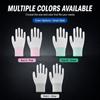 10Pairs Nylon PU Coated Work Gloves, 13-Gauge Breathable Anti-Slip Gloves for Repair, Construction and Gardening
