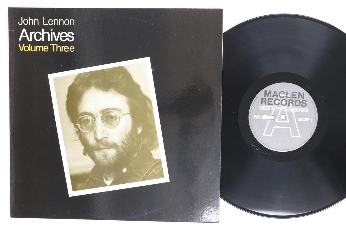 

LP Record JOHN LENNON Archives Volume Three 8RCH333 MACLEN 1988 Non Japan Rock Used