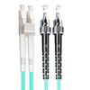 SAMZHE LC-ST OM3 Multimode Duplex Fiber Optic Patch Cable