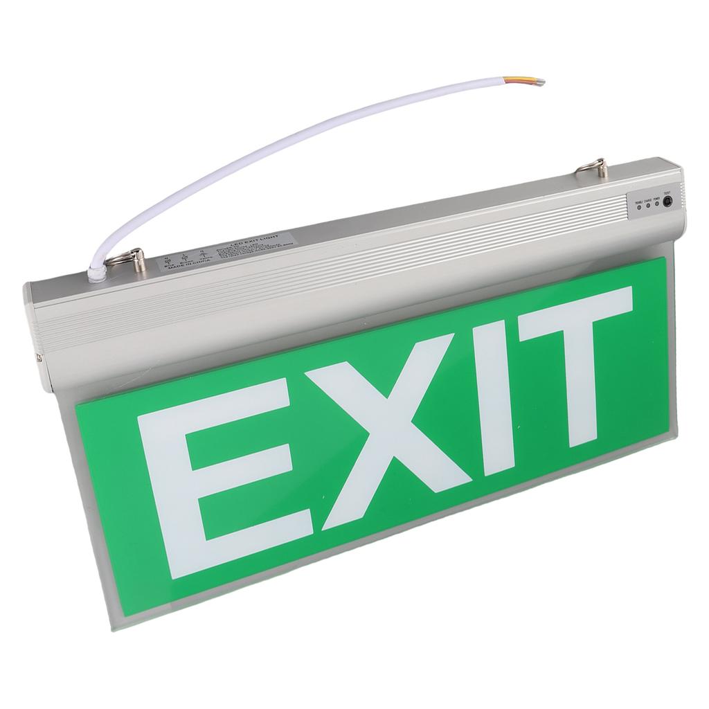 110‑220V Acrylic 3W 12 LEDs Emergency Exit Sign Light Safety Indicator Lamp