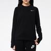 Nike Sweatshirts Women's Black Crew Neck Moderate Regular CU3271-010