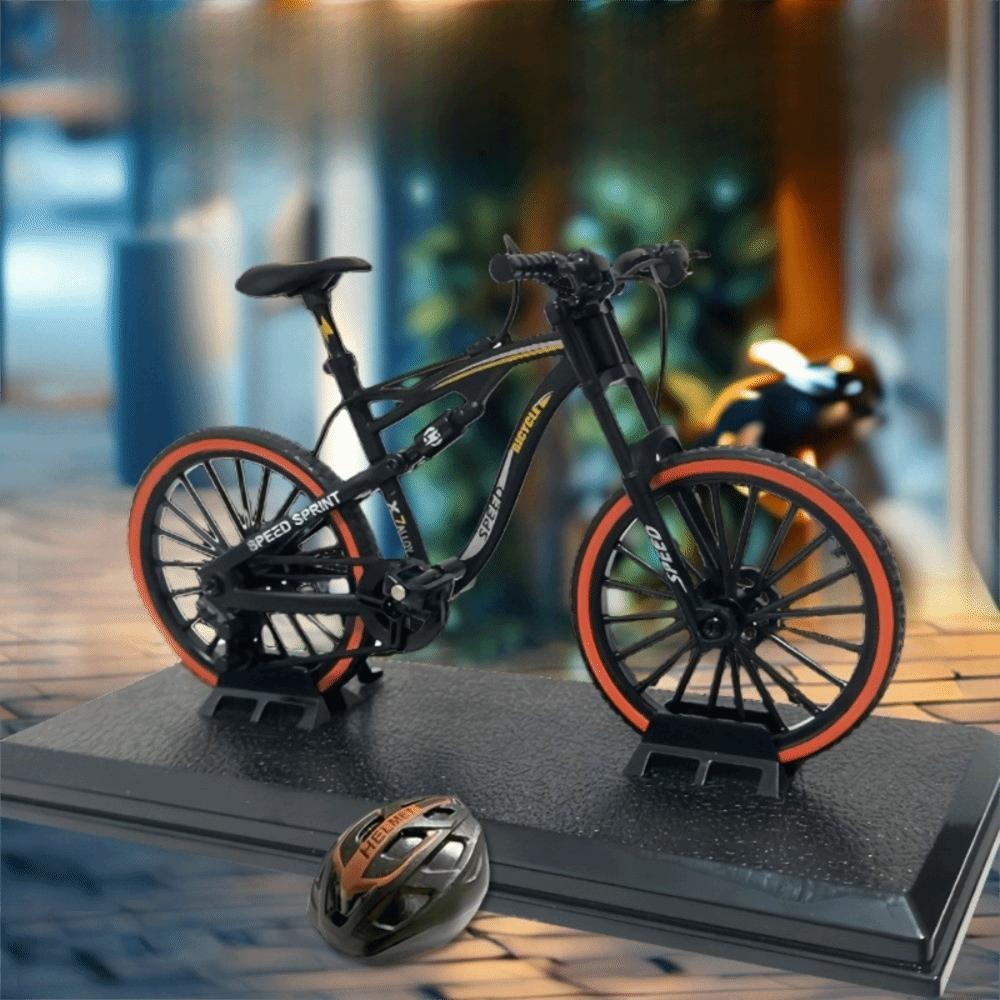 New Alloy Mini Bicycle Model Collection Colorful Simulation Metal Bicycle Mini Miniature Bike Gifts