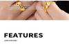 French Retro 18K Gold Titan Clavicle Necklace for Women