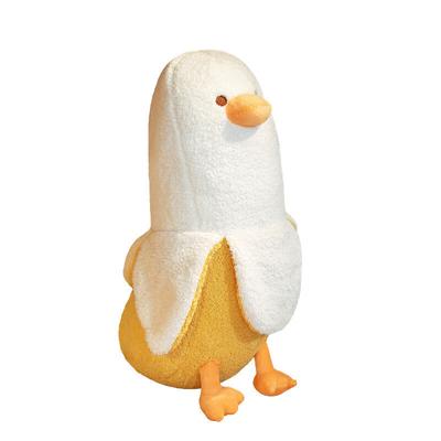 New Banana Duck Funny Plush Toy Large Leg Super Soft Sleeping Pillow Doll To Children's Birthday Christmas Gift