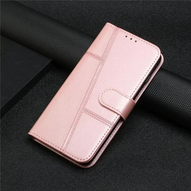 Skórzane Etui Flip Reno12F na Dla OPPO Reno12 FS Reno 12F 11 11F 10 Pro 8T 8 7 Lite 5 Z 5G Magnetyczne Etui Etui Portfel Pokrowiec na Telefon