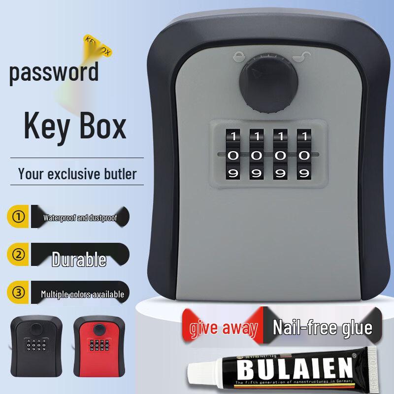 Wall-Mounted Password Key Storage Box