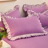 Pillowcase Pillowcase Pair 48 * 74cm Household Machine Washable Korean Lace Pillow Core Cover