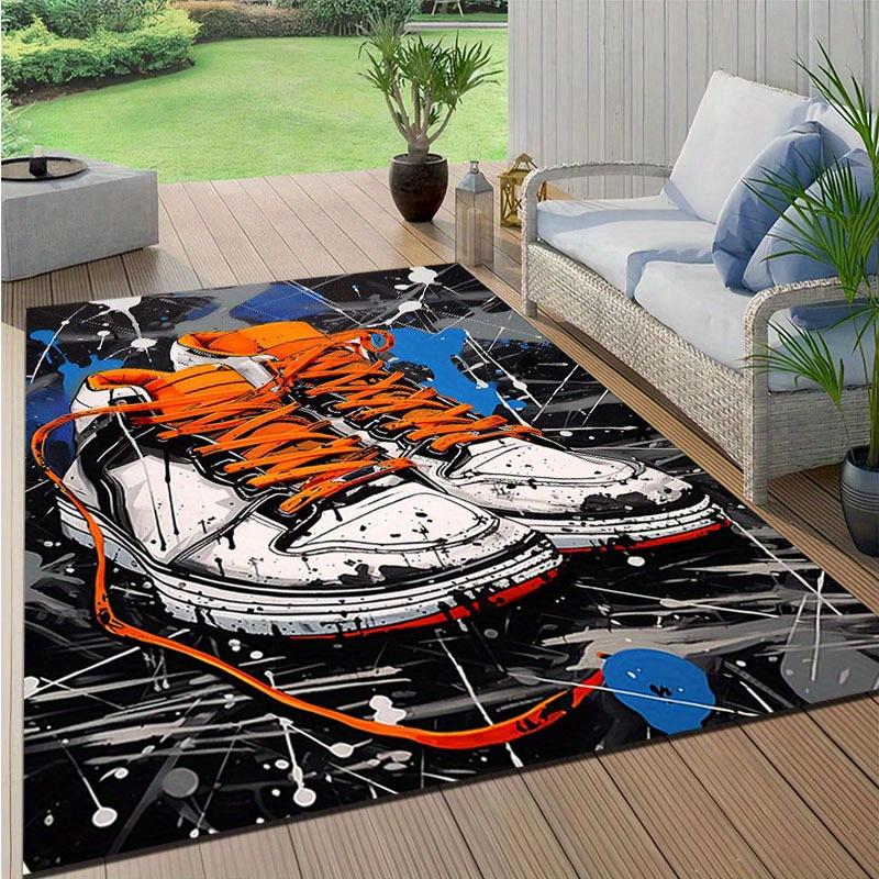 800g/m² Crystal Velvet Home Camping Fashion Sports Running Shoes Carpet Doormat,Living Room Decoration,Bedroom Decoration,Kitchen Bathroom A