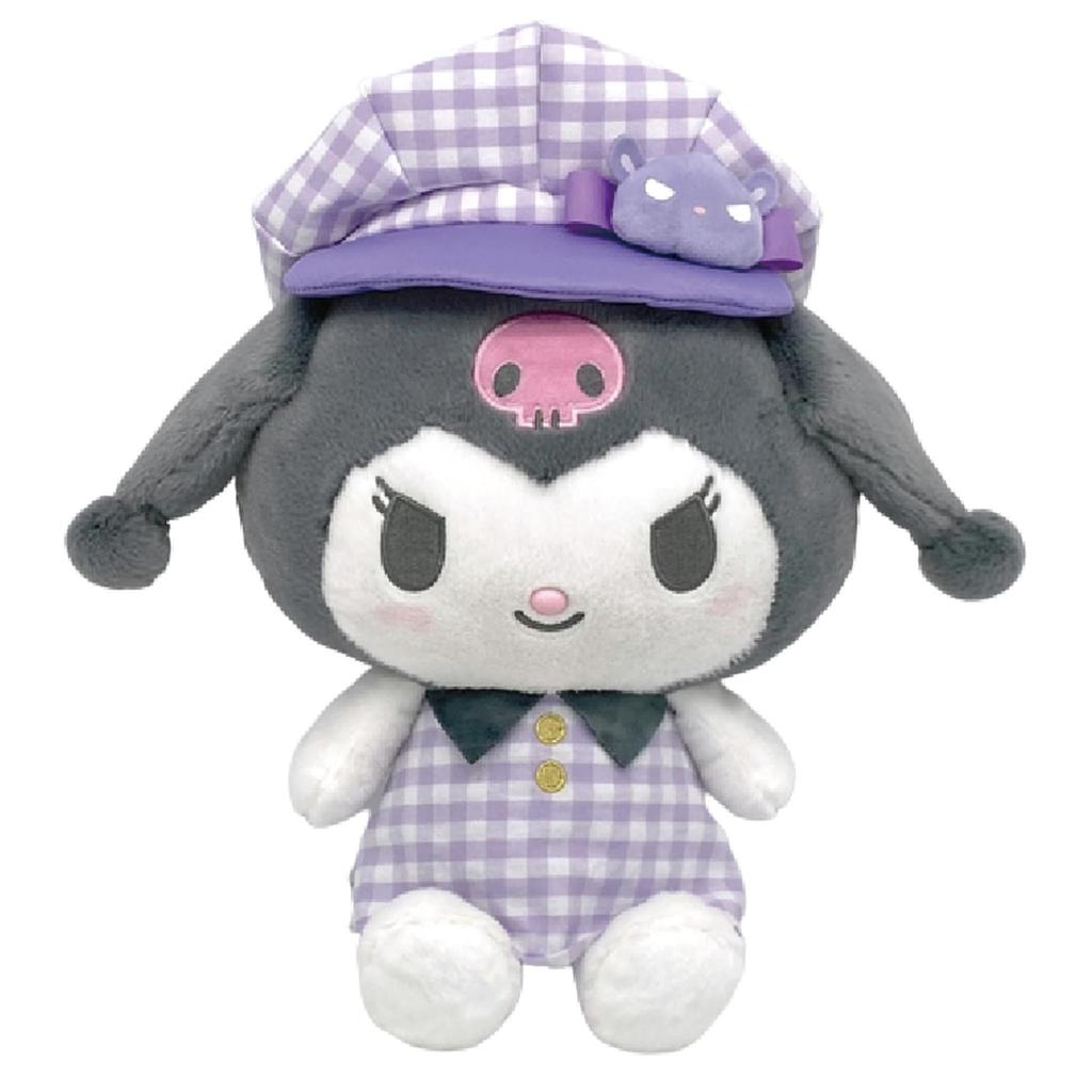 Nakajima Corporation Gingham Newsboy Cap, Kuromi, Size M, 188885-23
