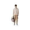 Li Ning CF Embroidered Letter Design Pullover Sweatshirt Unisex sweatshirt Dusty-Brown AWDRD83-2