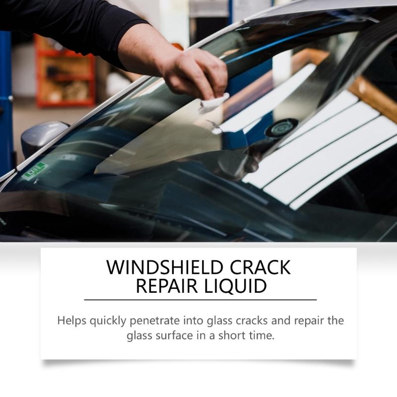 Car Glass Crack Repair set  sturdy  & Efficient Windscreen Tool Long lasting Windshield Protect for Windshield Night Use