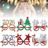2026 Christmas Theme Digital Funny Glasses Party Decoration New Year Photo Frame Creative Eye Wear for Holiday Celebrations