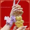 Pure Gold Cartoon Joy Rabbit & Cinnamoroll Keyring Charms Gift