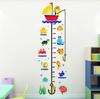 Cartoon Height Measure Decals For Kids Room Wall Decor Growth Children Chart PVC Wall Stickers Bedroom Decor DIY Wall Mural Art