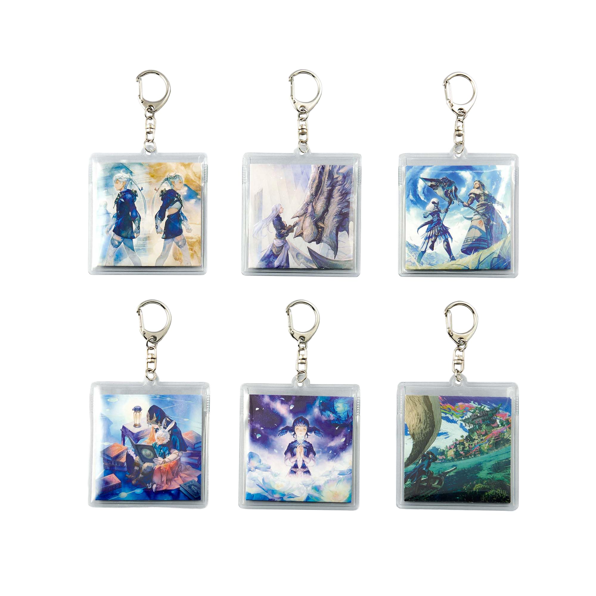 

Final Fantasy XIV Music Collection Keychain Vinyl Series Vol. 2 BOX Set (1 BOX = 6 pieces) 6 types in total