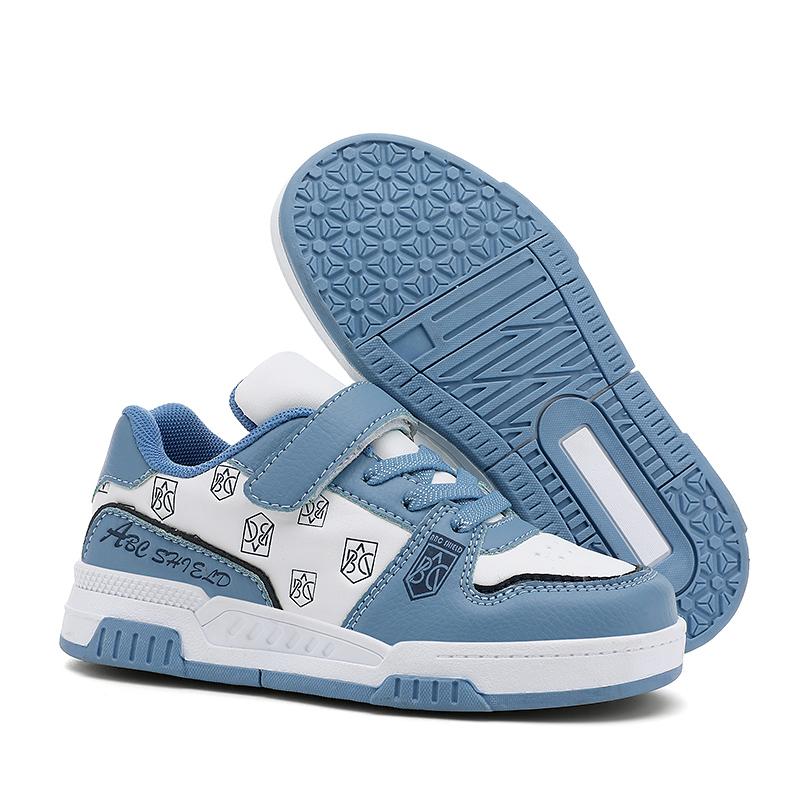 Children's Classic Fashion Versatile Velcro Thick Bottom Low Top Casual Board Shoes Outdoor Casual Sports Shoes 28-39