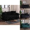 Luxurious Stretch Velvet Sofa Cover Slipcover Soft Embossing Flower Nonslip Wrinkle Resistant