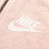 Nike Písmenové logo potištěná ležérní bunda s dlouhým rukávem dámské bundy růžová 930910-646