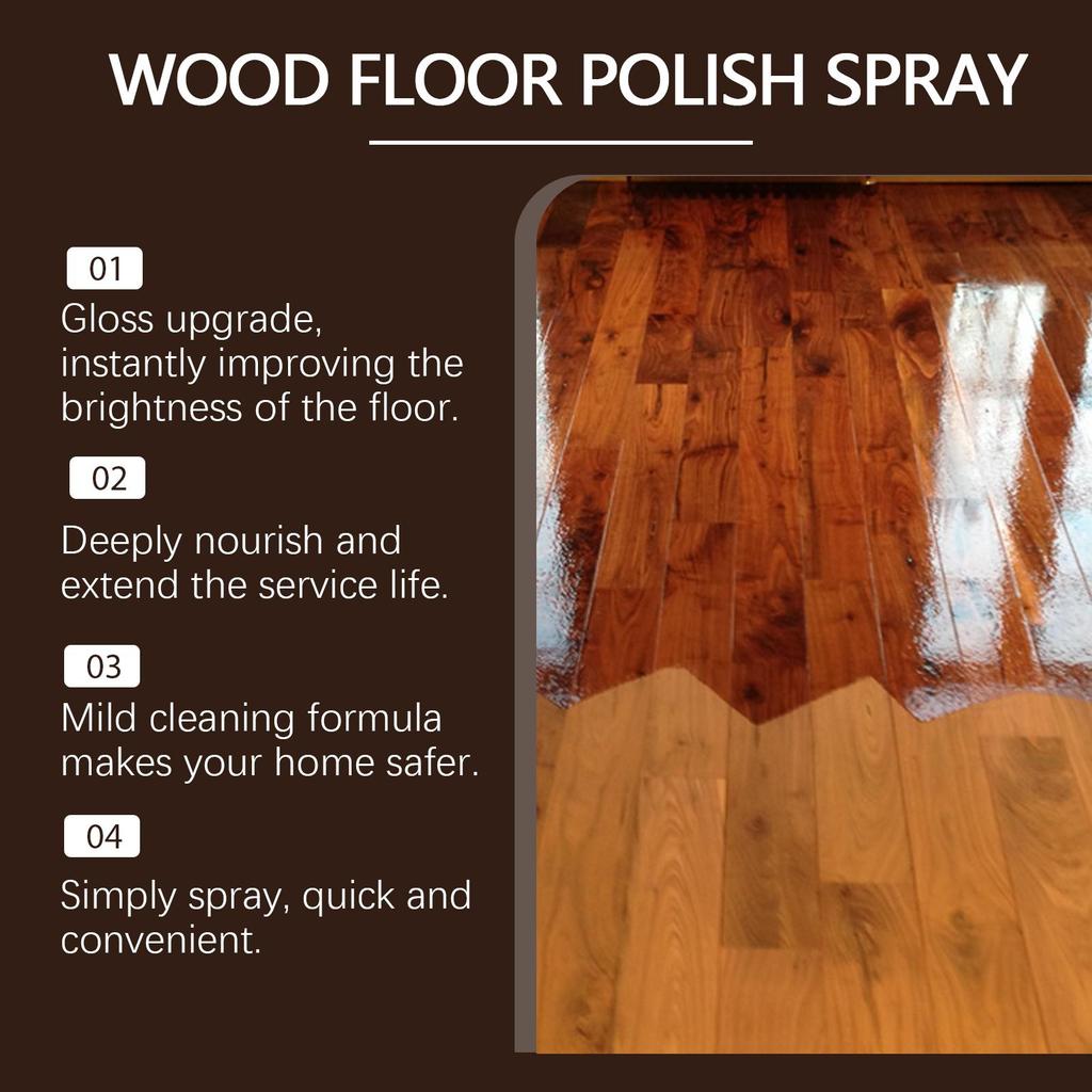 Voskový ošetřující sprej na dřevěné podlahy Čištění a leštění dřevěných podlah Péče Renovace škrábanců
