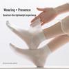 Women's Ultra-Thin Mesh Ballet Ankle Socks - Breathable, Boneless, Mid-Calf Japanese Ice Silk for Summer