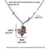 Blue & White Gradient Crushed Ice Heart Necklace - Women's Light Luxury Niche Clavicle Chain, Cool Original Design.