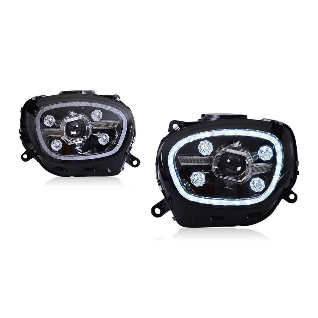 Compatible BMW Mini Countryman F60 Headlight Assembly (2017-2023): Crystal Flowing Turn Signals