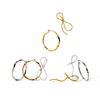 Tani By mineTani Cut Hoop Earring Ms4e119o