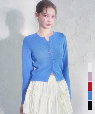 Vivacious Y-Bress Y-Neck Button Knit Cardigan_5 Colors