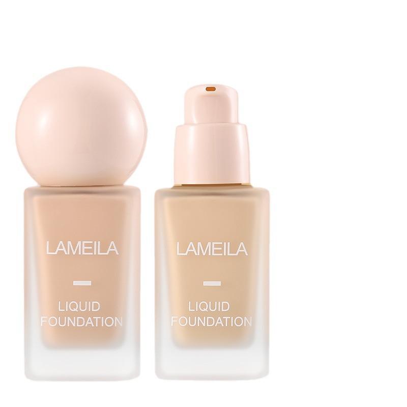 Lameila Lightweight Hydrating Waterproof Foundation - Sculpt, Conceal, and Set for a Fresh, Moisturized Look
