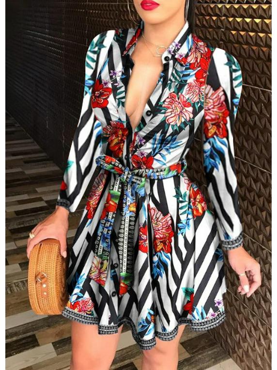 European & American Women's Denim Sleeveless Deep V-Neck Sexy Lace Mini Dress