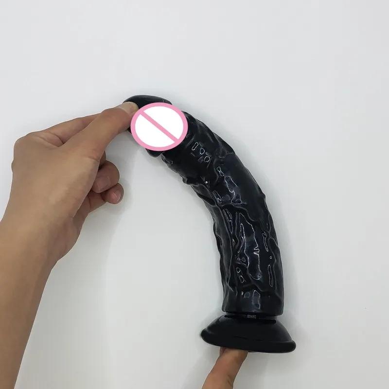 Realistic Dildo Sex Toys for Woman Men Couples Silicone Penis  Masturbator Black Dildos Erotic Cock G Spot Clitoris Anal Sex Toy