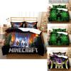 Minecraft Bedding Set With Cotton Fabric And Active Dye For 20m Bed Decor Gift