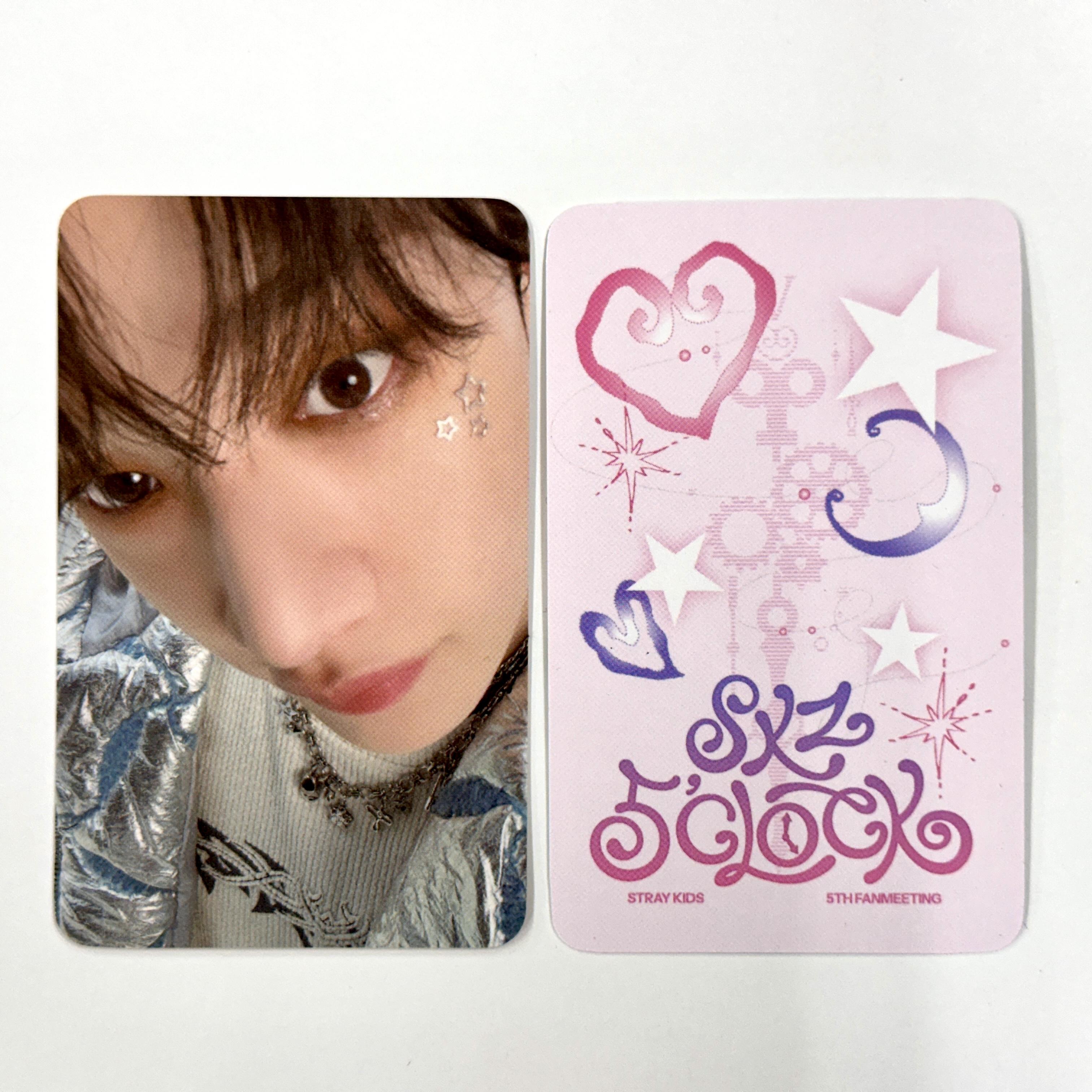 

Stray Kids 5-й фанмітинг 5 CLOCK JYP SHOP POB Фотокартка