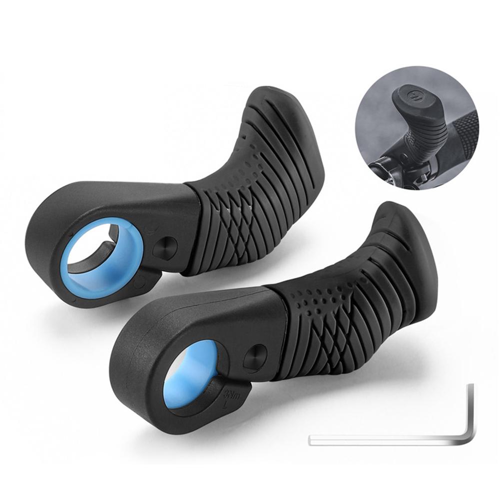 1 Pair Mountain MTB Bicycle Bar Ends Ergonomic Mini Thumb Grips 22mm Mountain Bike Handlebar Nylon Inner Bar Cover Cycling Parts