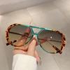 KAMMPT New Double Bridge Sunglasses Oversized for Women Men Retro Fashion Pilot Frame Luxury Trend Brand Design Shades Eyewear