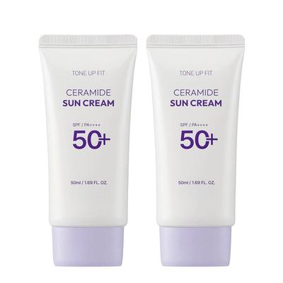 Krem przeciwsłoneczny Tone Up Fit Ceramide 50ml x 2