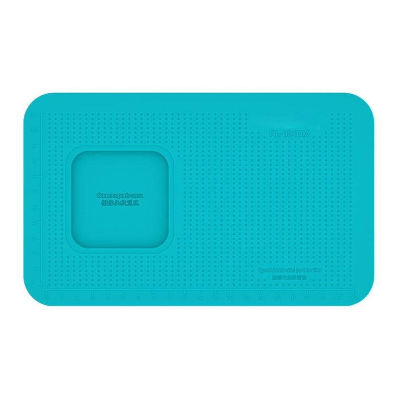 

Multiple Device Screen Protector Application Installation Kits Antislip Silicone Mat for Phone Tablet Camera Support Pad 1