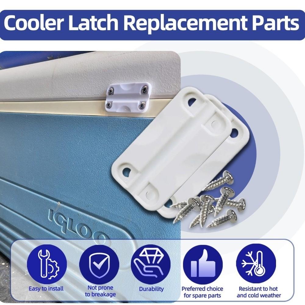 1 Set Metal Screws Included Cooler Hinge Kit Hinge and Latch Kit  Hard Sided Coolers