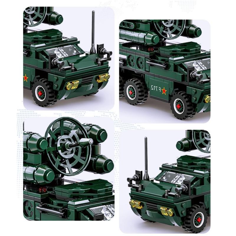 Non-Toxic Small Particle Bricks Toys 493Pcs For Children Military Army Soldiers Model Building Blocks Gifts Educational Toys 45110