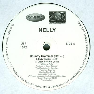 12inch Record NELLY - Country Grammar (Hot ....) U891672 UNIVERSAL 2000 US Rap & Hip-Hop/R&B Used