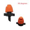 20 Pcs 4mm Thread Refraction Nozzles 90/180/360 Angle Strip Watering Nozzles Garden Drip Irrigation Sprinklers