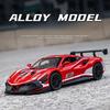 1:32 488 Supercar Alloy Car Diecasts & Toy Vehicles Car Model Sound And Light Pull Back Car Toys For S Gifts