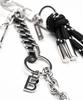 BLACKBLOND Bbdy 2-Stripe Detachable Rope Pants Chain (Silver & Black)