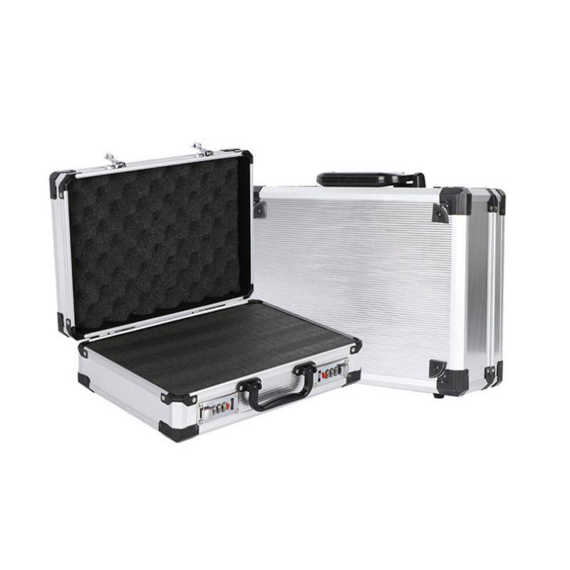Cheap Portable Aluminum Alloy Toolbox Password Box Safe Document ...
