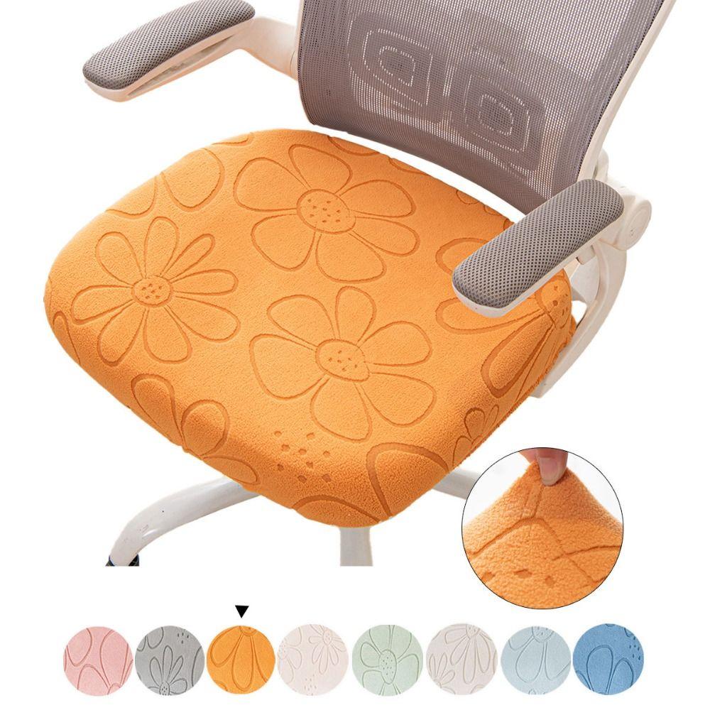 Jacquard Office Chair Seat Covers Universal Computer Chair Cove Dining Chair Cover  for All Seasons