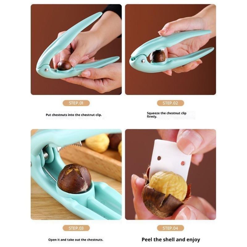 Practical Chestnut Splitters With Piercing Nonrust Blade Nonslip Textured Handle Ideal For Family Kitchen Use