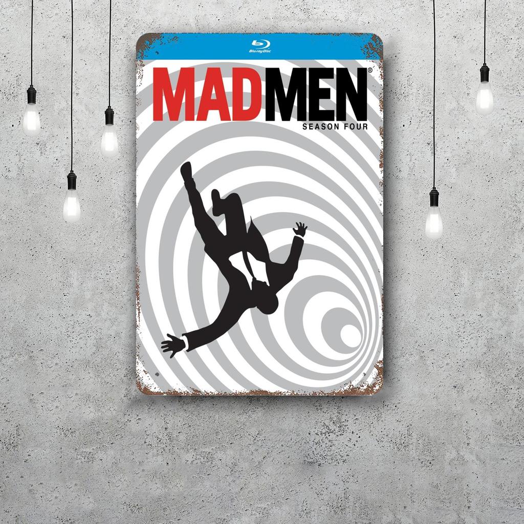 mad men TV show Metal Signs wall decor Vintage Tin Signs Captain Metal Poster Decor for Bar Pub Club Wall Decoration
