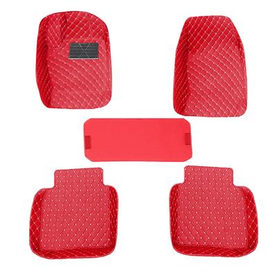 5PCS Universal Car Floor Mats Waterproof Rugs Automotive Interior Car Mats Full Set Left Hand Driving