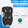 Key Fob Replacement Fits For GMC Sierra     Chevy Silverado - Smart Proximity Keyless Entry Remote Control 433 Mhz FCC:HYQ1ES P/N:13529632 13591396